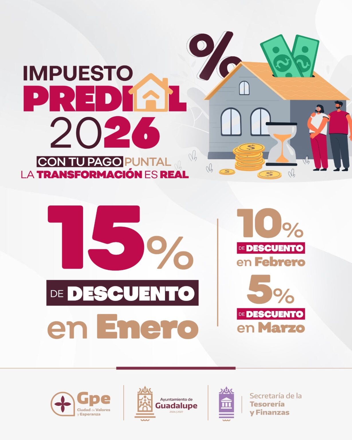 Arranca Guadalupe con campaña de descuentos en Predial 2026 | Trópico ...